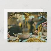 Ramen verjaardagscadeau briefkaart (Voorkant / Achterkant)