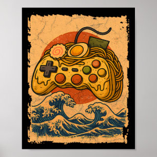 Ramen videogame-controller  poster