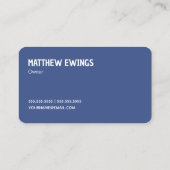 Ramen voor Autoglas Visitekaartje (Achterkant)