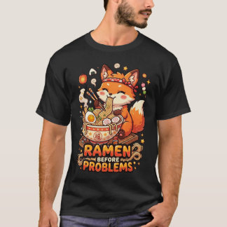 Ramen Voor Problemen Schattig Kawaii Ramen Liefheb T-shirt