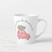 Ramenez à la maison l'arbre de Noël, latte Mug (Droite)