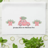 "Ramenez chez vous l'arbre de Noël", Serviette de  (Plié)