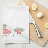 "Ramenez chez vous l'arbre de Noël", Serviette de  (Quart Plié)