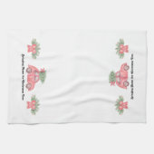 "Ramenez chez vous l'arbre de Noël", Serviette de  (Horizontal)