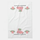 "Ramenez chez vous l'arbre de Noël", Serviette de  (Vertical)