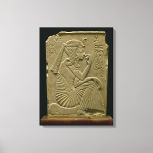 Ramesses II (1279-1213 BC) als kind, Nieuw Koninkr Canvas Afdruk