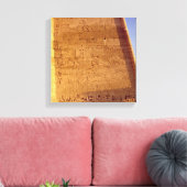 Ramesses III jacht op wilde stieren Canvas Afdruk (Insitu (Woonkamer))
