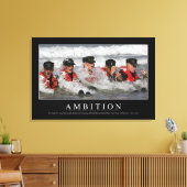 Raming: Inspirerend prijsopgave Canvas Afdruk (Insitu (Woonkamer))