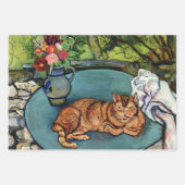 Raminou en Pitcher met anjers Inpakpapier Vel (Voorkant 3)