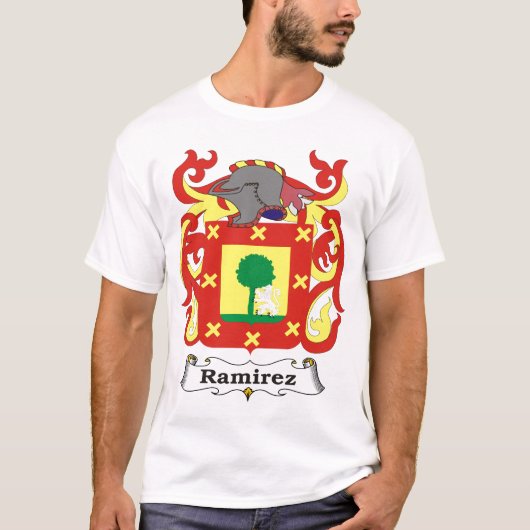 Ramirez Family Coat of Arms T-shirt (Voorkant)