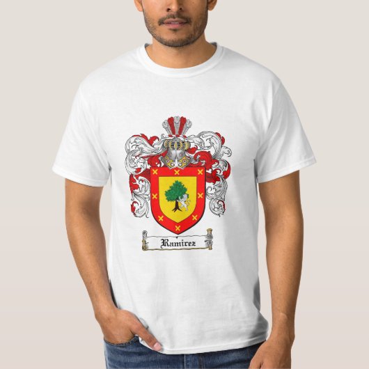 Ramirez Family Crest - Ramirez Coat of Arms T-shirt (Voorkant)