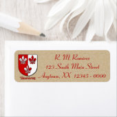 Ramirez Heraldic Shield Etiket (Insitu)