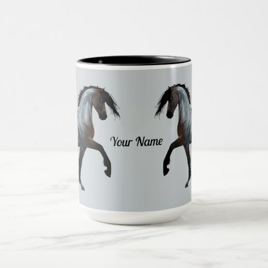 Ramirez - spanisches Pferd, laufend -  Mok (Midden)