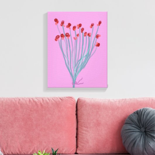 Ramito de flores canvas afdruk (Insitu (Woonkamer))