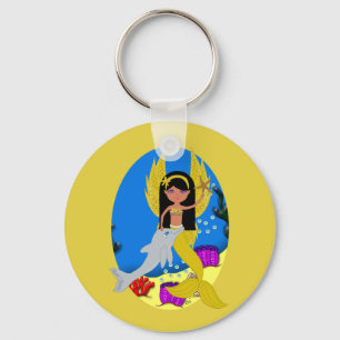 Ramla the Merfaery and Dolphin Sleutelhanger