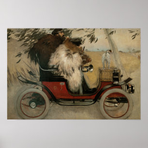 Ramon Casas - Ramon Casas en Pere Romeu Poster