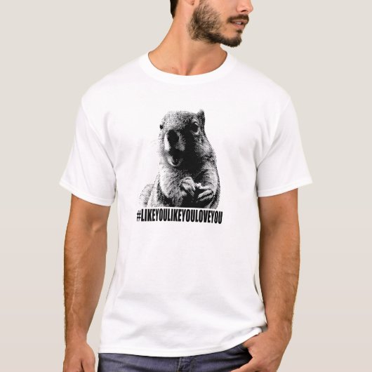 Ramon le T-shirt léger de Hashtag d'écureuil (Devant)