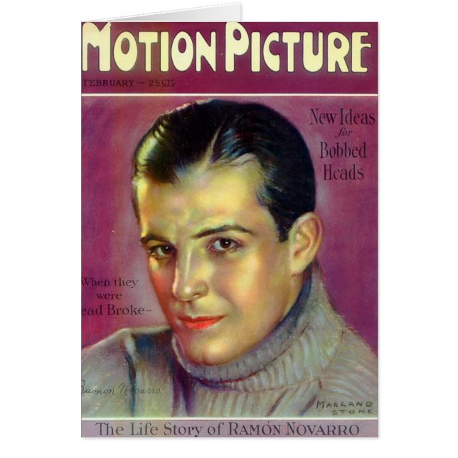 Ramon Novarro  afbeelding (Voorkant)