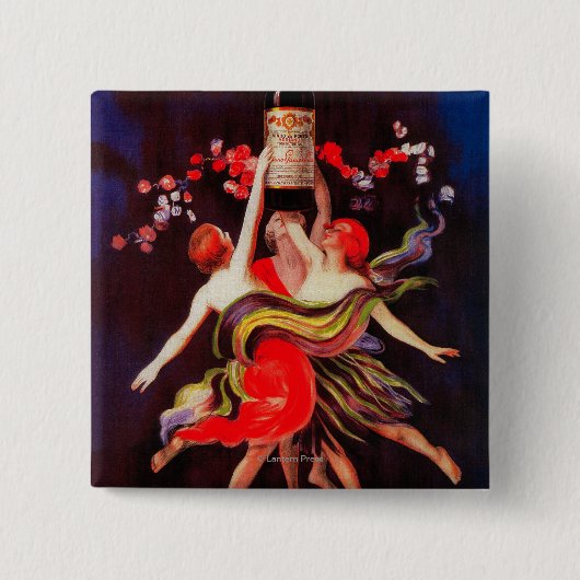 Ramos Pinto  Poster Europe Vierkante Button 5,1 Cm (Voorkant)