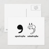 ramp met apostrofe briefkaart (Voorkant / Achterkant)