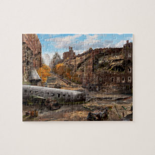 Ramp - New York, NY - Geen linksaf slaan bij rood  Legpuzzel