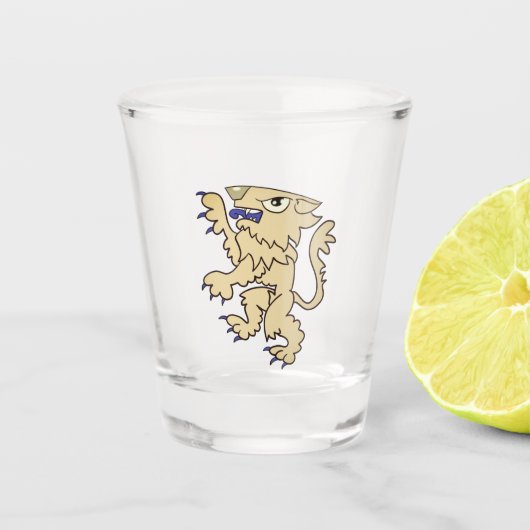 Rampant Lion Shot Glas (Voorkant)