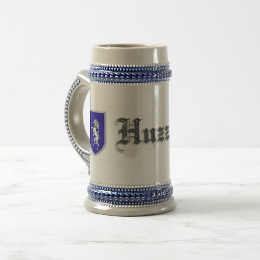 Rampant Unicorn Shield Bierpul (Voorkant links)