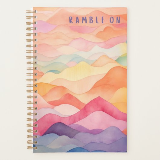 Rampe Sur Le Planificateur Aquarelle (Devant)