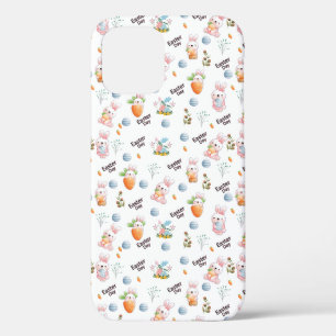 Rampendagkonijnenpatroon iPhone 12 Pro Hoesje