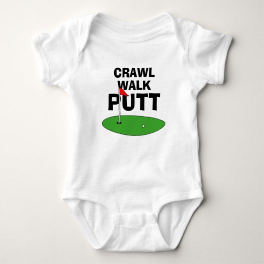Ramper Marcher Putt mignon body bébé golfique (Devant)