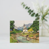 Ramsau, Beierse Alpen Briefkaart (Staand voorkant)