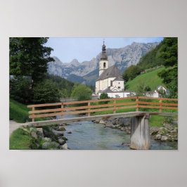 Ramsau Beierse Alpen Poster