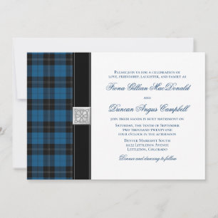 Ramsay Chasse Tartan Celtic Faire-part de mariage