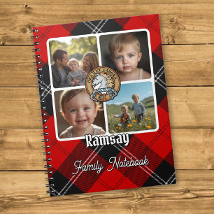 Ramsay familiefotocollage notitieboek