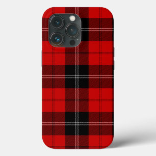 Ramsay tartan red black plaid iPhone 13 pro hoesje