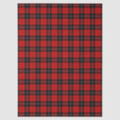 Ramsay tartan red black plaid tissuepapier (Voorkant)