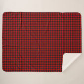 Ramsay tartan rouge noir plaid (Devant (Horizontal))