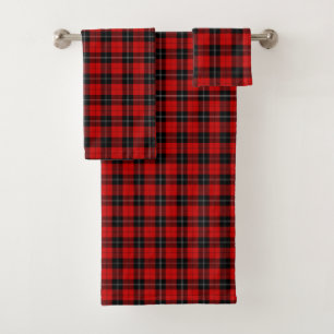 Ramsay tartan rouge noir plaid