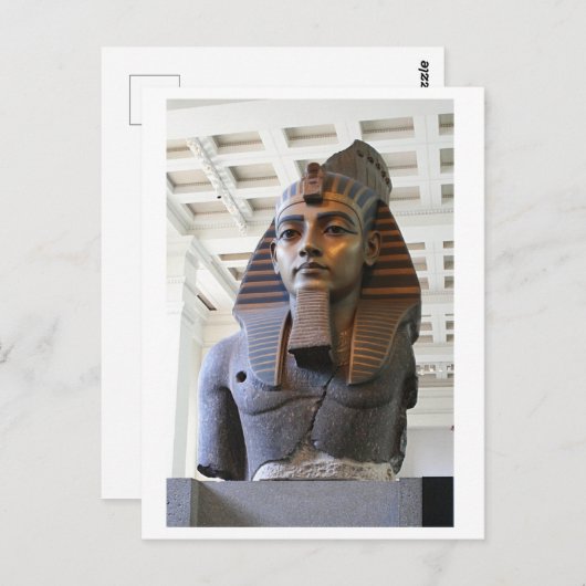 Ramses Great Museum Statue Egyptische kunst Briefkaart (Voorkant / Achterkant)
