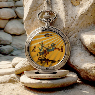 Ramses op zijn Chariot Horloge