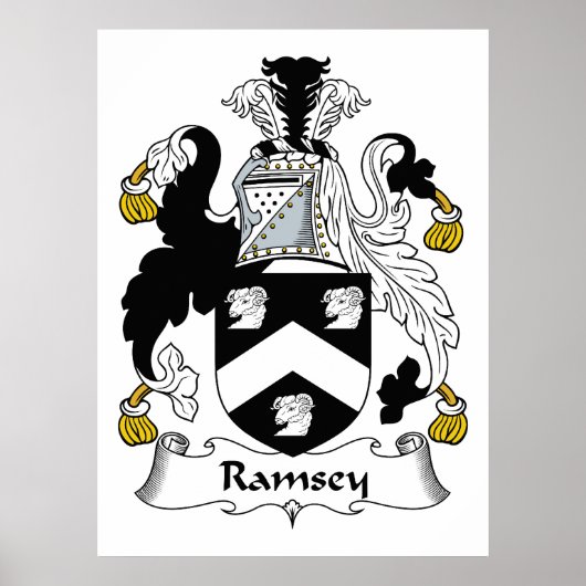 Ramsey Family Crest Poster (Voorkant)