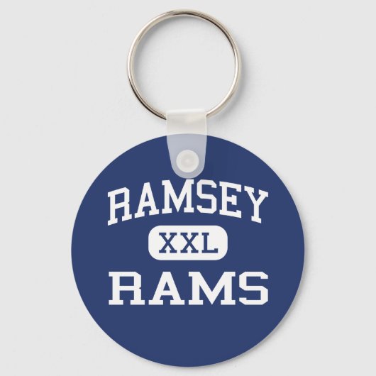 Ramsey - Rams - High School - Ramsey New Jersey Sleutelhanger (Voorkant)