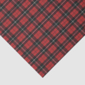 Ramsey Red Modern Original Scottish Tartan Tissuepapier (Detail)