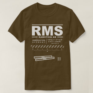 Ramstein Air Base RMS T-shirt
