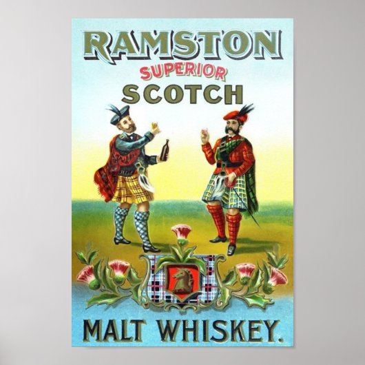 Ramston Superior Scotch Vintage Poster (Voorkant)