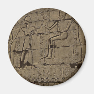 Ramusseum. Egypte circa 1867 Magneet