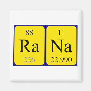 Rana periodiek table name magnet magneet
