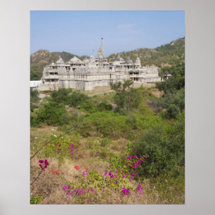 Ranakpur Jain Tempel, Ranakpur, Rajasthan, India Poster