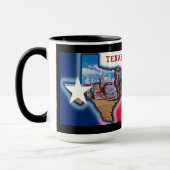 Ranch Cadillac, Texas Graphic, Mug (Gauche)