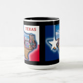 Ranch Cadillac, Texas Graphic, Mug (Centre)
